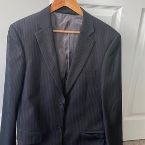 Striped suit jacket